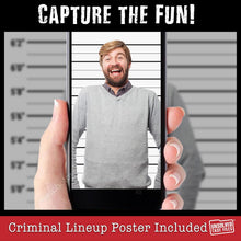 Load image into Gallery viewer, Criminal Confessions Party Game - The Adult Card Game Where You Interrogate Friends to Uncover Surprising Stories of Petty Crime. Fun for Parties or Board Game Night with a Group, Friends or Family