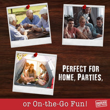 Load image into Gallery viewer, Criminal Confessions Party Game - The Adult Card Game Where You Interrogate Friends to Uncover Surprising Stories of Petty Crime. Fun for Parties or Board Game Night with a Group, Friends or Family